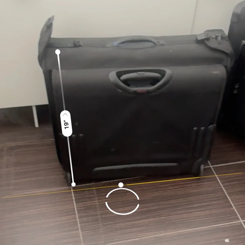 TUMI Classic Black Rolling Travel Garment Bag Alpha Suitcase